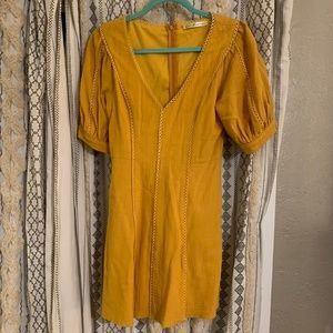 Saints + Secrets Yellow Bohemian Dress